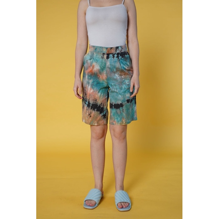 Calla The Label - Smoked Bermuda Pants.