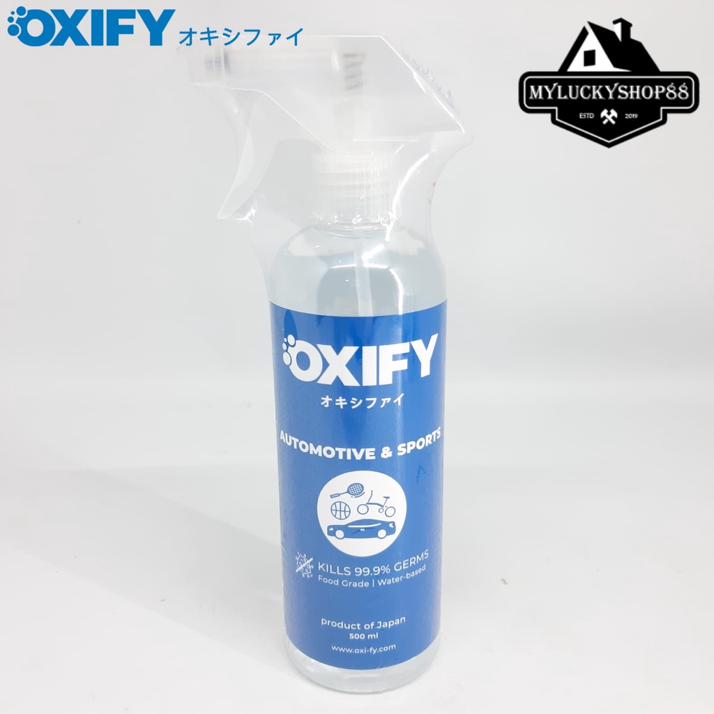 OXIFY Automotive Sports Sanitizer Disinfectant Japan 500ml Water Based