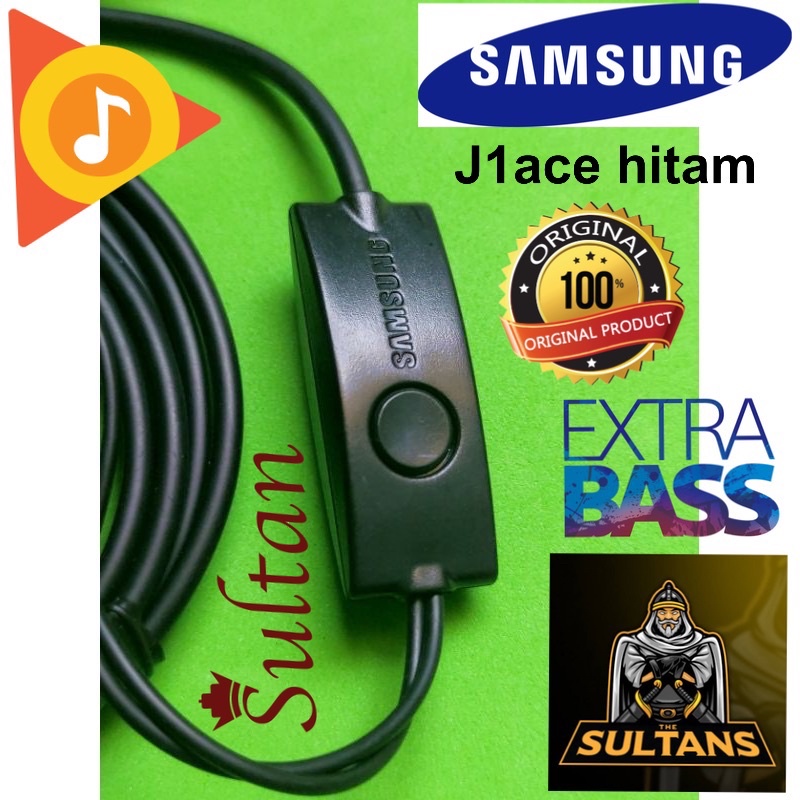 PROMO HANDSFREE samsung c550 J1 ace original hitam suara bagus bahan kabel tebal