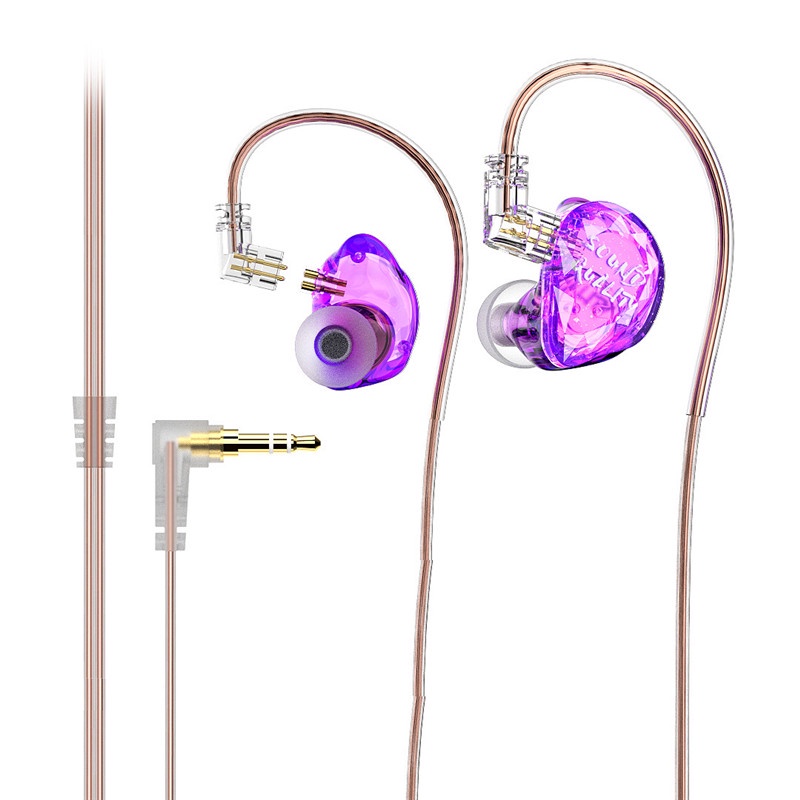 Bl03 Pro X Earphone In ear HIFI Heavy Bass Dinamis Dengan Kabel Upgrade Bisa Dilepas Untuk DJ / Musik