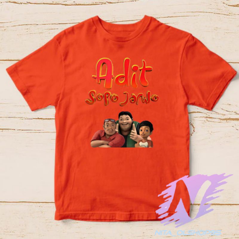 baju Adit sopo Jarwo kaos anak adit solo dan Jarwo cinema series tv