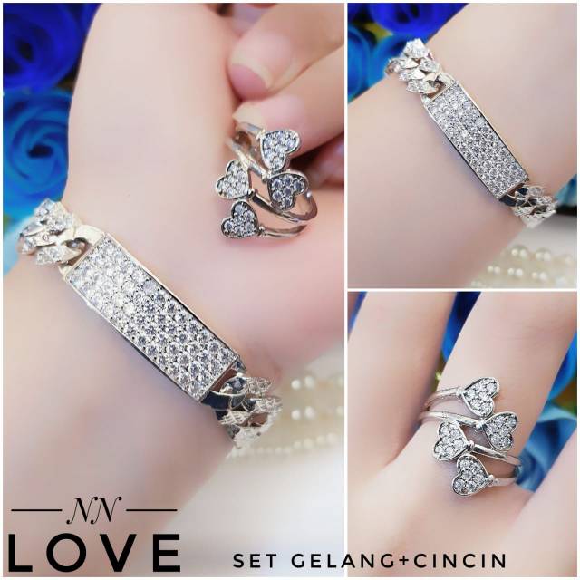 Xuping set perhiasan lapis emas 24k 805h