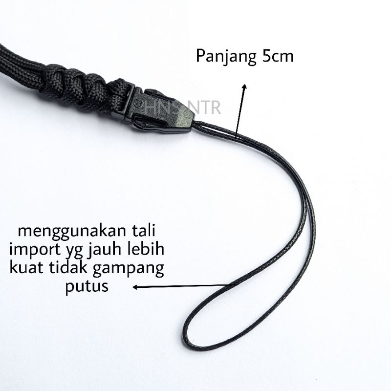 lanyard pood paracord / lanyard id card / kalung kunci remote motor