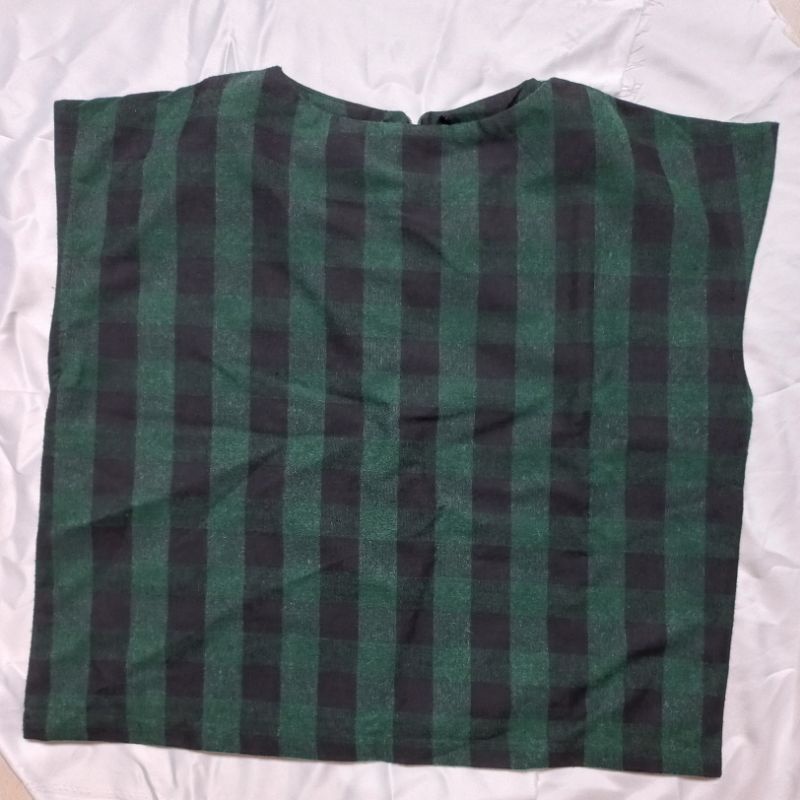 Kemeja Flanel Crop/Flannel Crop Top Preloved