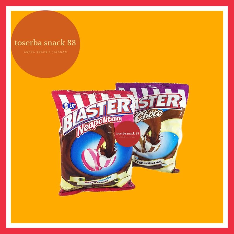 

BLASTER/Permen Blaster Isi Selai Coklat (125 gram × 50 pcs)