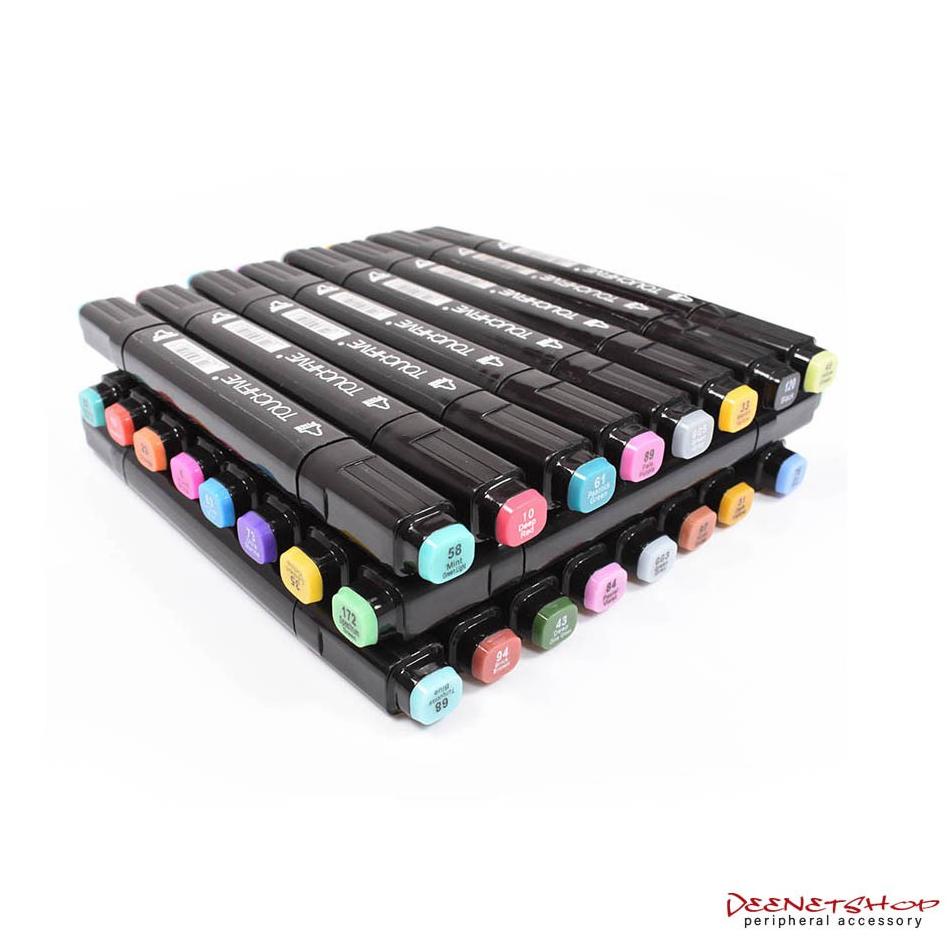 

✼Buruan Beli➙ Touch Art Marker 30 / 40 / 60 / 80 / 168 / double headed marker set Multi Color Spidol