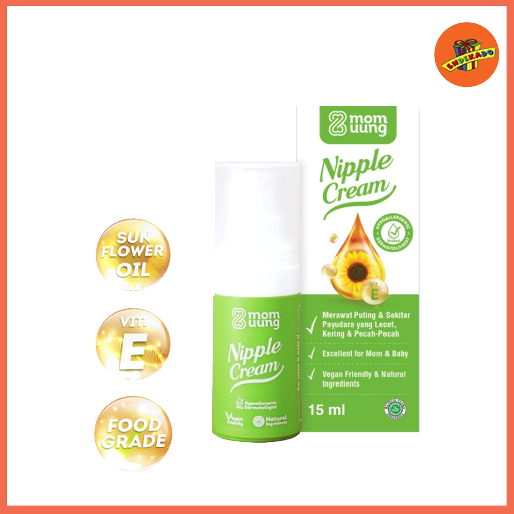 MOM UUNG NIPPLE CREAM - Krim Puting Lecet Aman Untuk Bayi