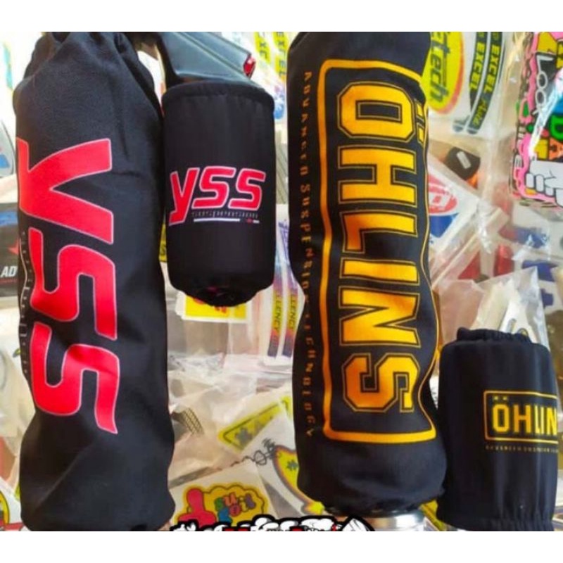 Sarung shock breaker dan cover shock belakang Motor Universal Bahan Nylon Anti Air