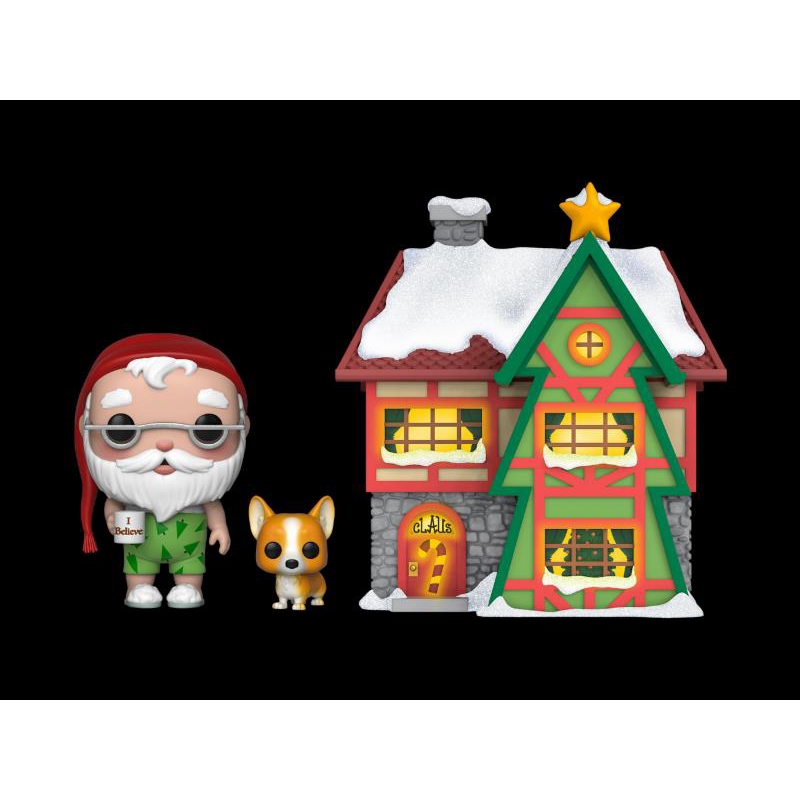 

Funko Pop Town: Holiday - Santas House w/Santa & Nutmeg
