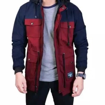 jaket parka jumbo/jaket parka kombinasi/parka pria OPER SIZE