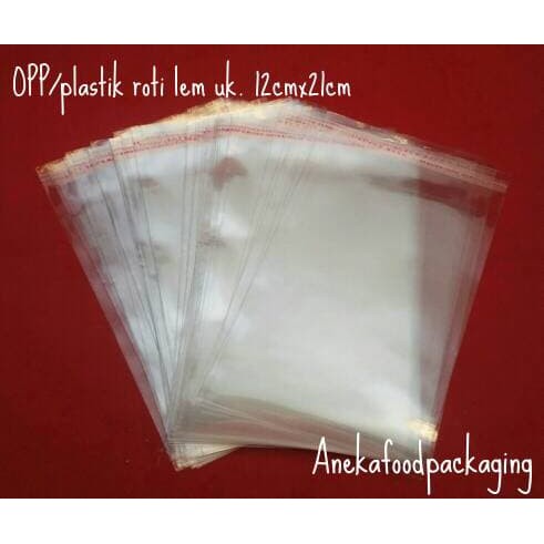 

OPP/plastik roti lem uk. 12cmx21cm