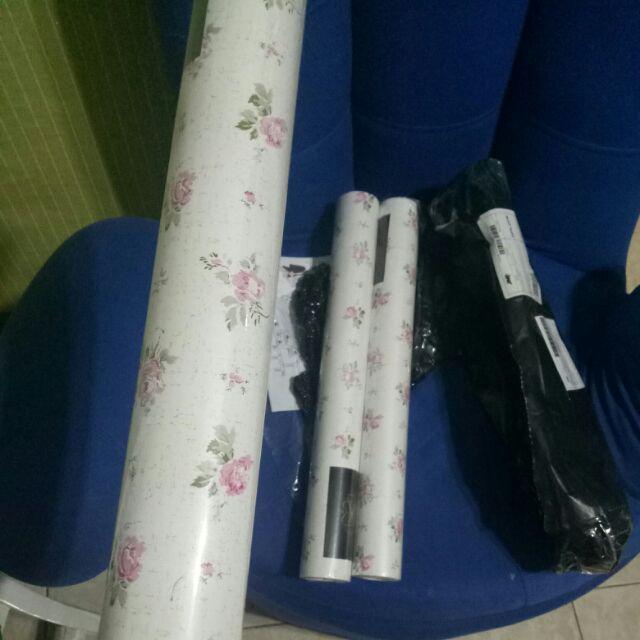 Genaris Wallpaper Dinding Premium Kmk1020 Wallpapaer 10meter X 45cm Wallpaper Dinding Sticker