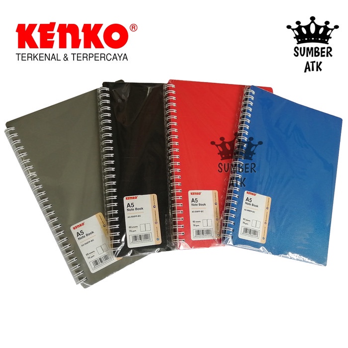 

[RESTOCK] Buku Ring Note Kenko A5 RNPP BC Buku Note / Ring Book - 1 PCS - Merah