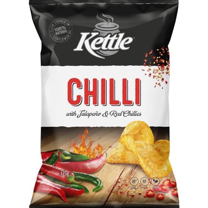

KETTLE Chilli Jalapeno & Red Chillies Potato Chips 175 Gram