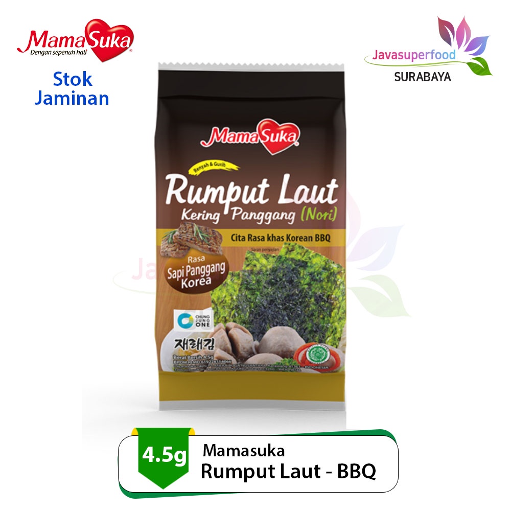 

Mamasuka Rumput Laut Panggang Nori Gim Barbeque BBQ isi 1 Bungkus