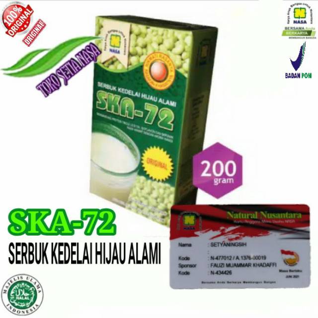 

SKA-72 SUSU BUBUK KEDELAI ALAMI