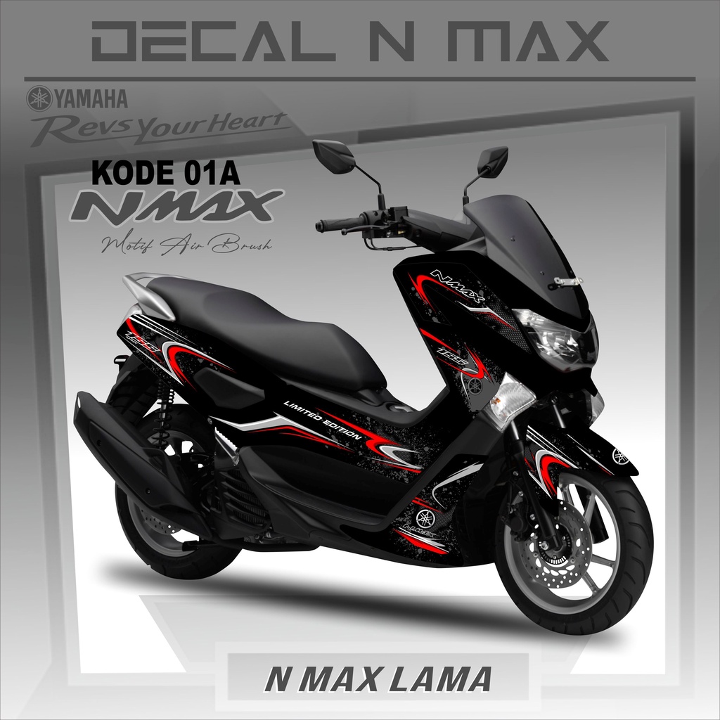 Striping Nmax Lama Variasi Stiker Body Motor Nmax Kode 01