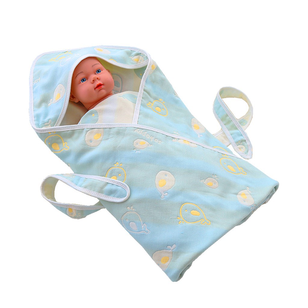 Ecobaby Baby Blanket Selimut Topi 90*90 cm