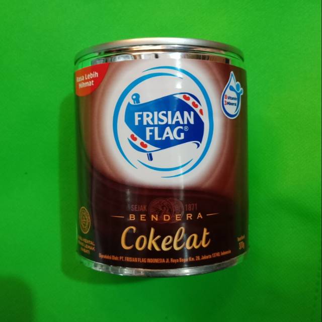 

Susu bendera Frisian Frag cokelat kaleng 370g
