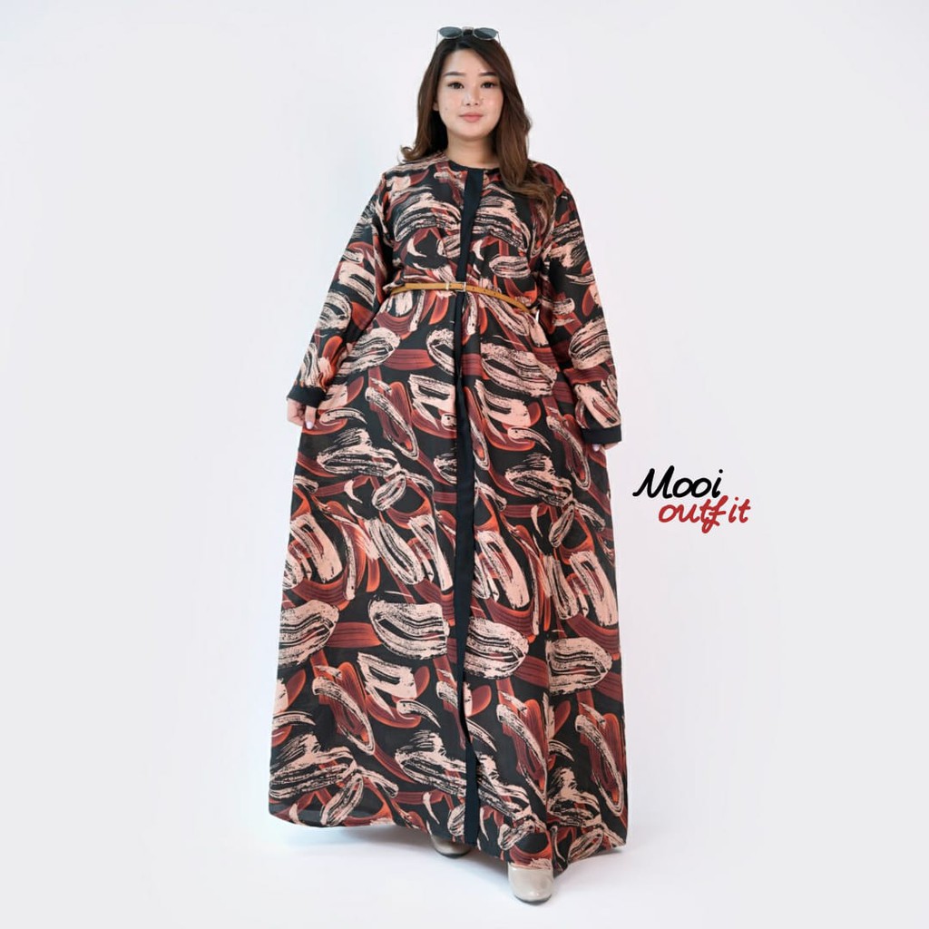 Gamis Busui Abstrak Jumbo Xxxl Gamis Busui Jumbo Murah Gamis Oversize Longdress Jumbo