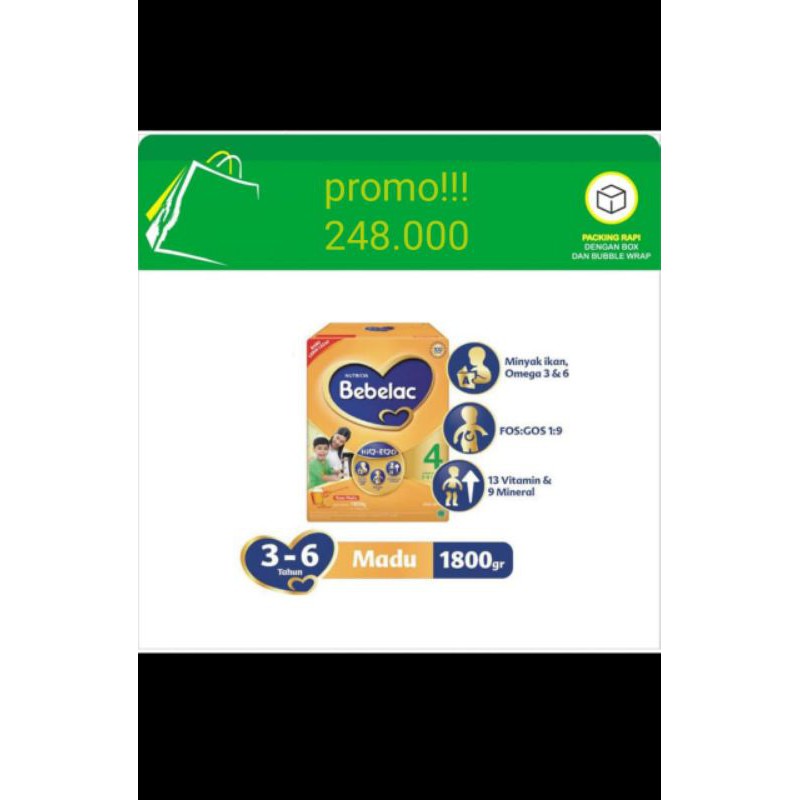 

Bebelac 4 Madu 1800 gr