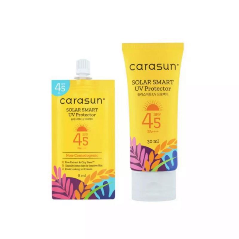 CARASUN SOLAR SMART UV PROTECTOR SPF 45 8ml/30ml/70ml / CARASUN SUNSCREEN