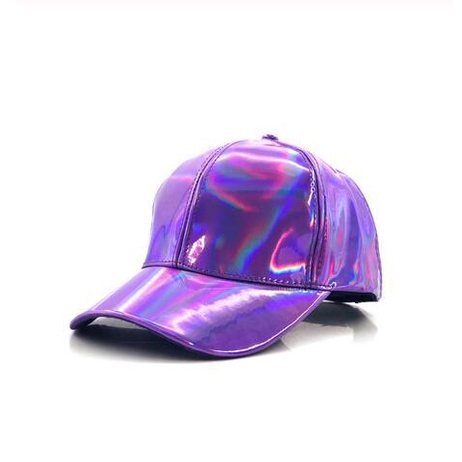 Topi baseball Bahan Kulit Warna-Warni Gaya hip hop Untuk Pria Dan Wanita