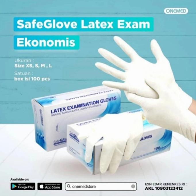monggo] sarung tangan latex S / handscoon latex
