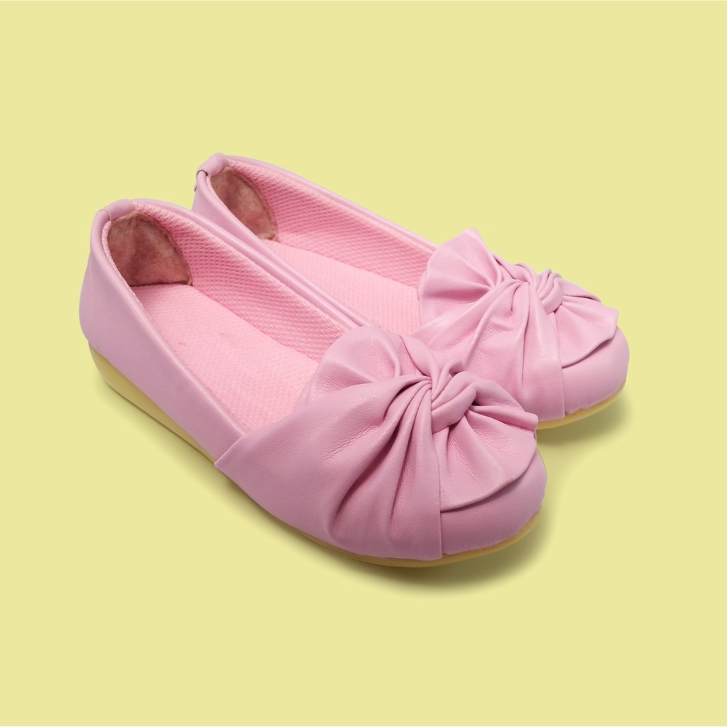 Sepatu anak wanita sepatu couple ibu dan anak MANDA Flatshoes - Pink