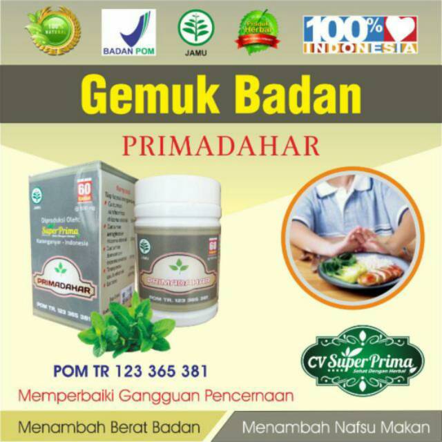 Gemuk badan PRIMA DAHAR