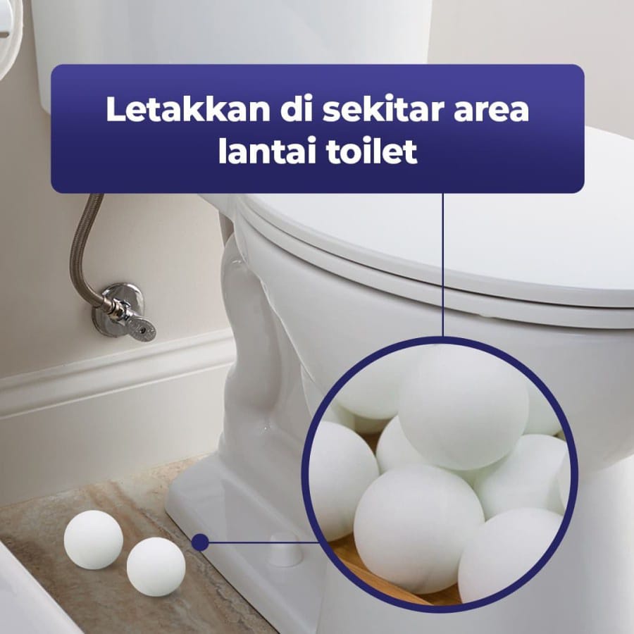 KAMPER SWALLOW TOILET JUMBO BALL ISI 5 NAPHTHALENE BALL S-114 KAMPER BARUS