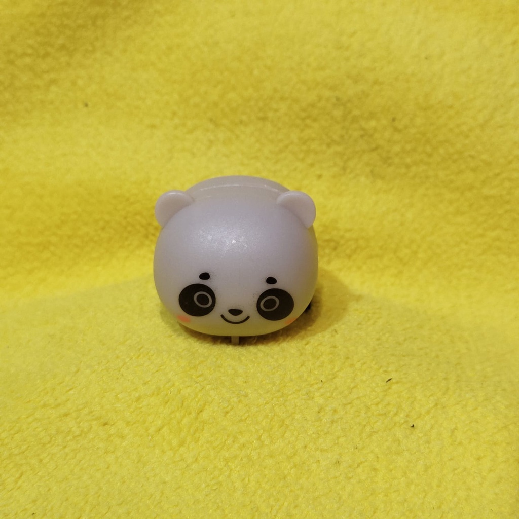 Mainan Anak Mini Pullback Runner Car Karakter Hewan Edukasi Pull Back Kendaraan Kids Toys Souvenir Ulang tahun-ABU PANDA