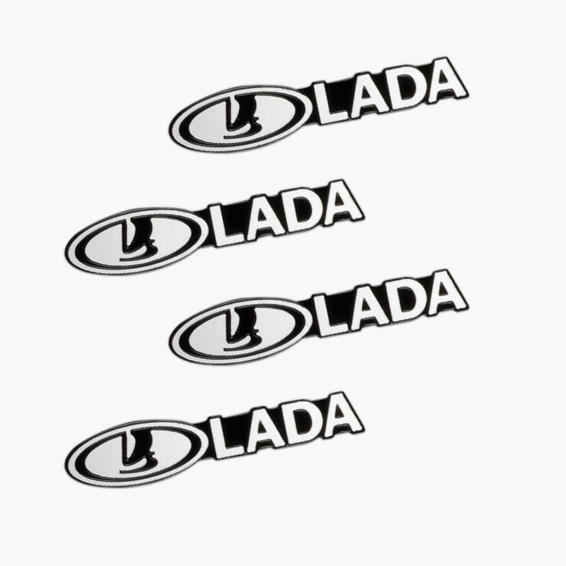 4pcs Stiker 3D Aluminum Untuk Dekorasi Mobil Lada Vaz Samara 2020 2021 2019 2018 2017