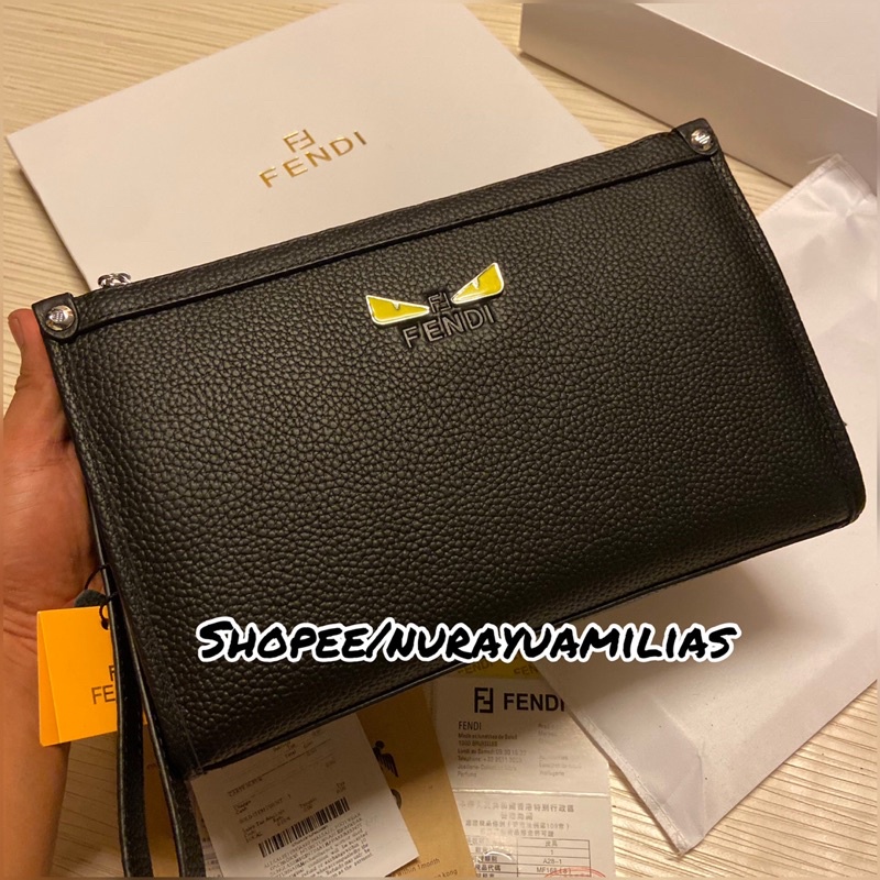 Clutch Fendi Mirror Quality Clutch pria clutch wanita import