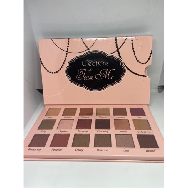 [ real pic ] Beauty teast me eyeshadow best seller / beauty tease me eyeshadow pallete