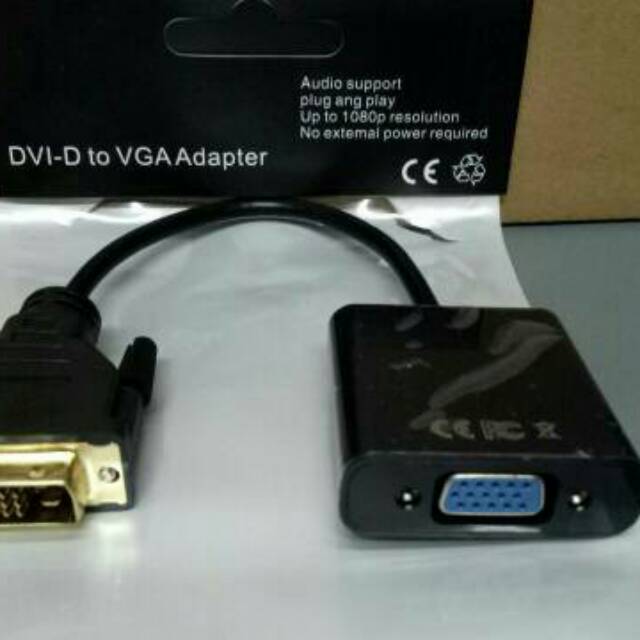 Konverter DVI D To VGA Female Aktif