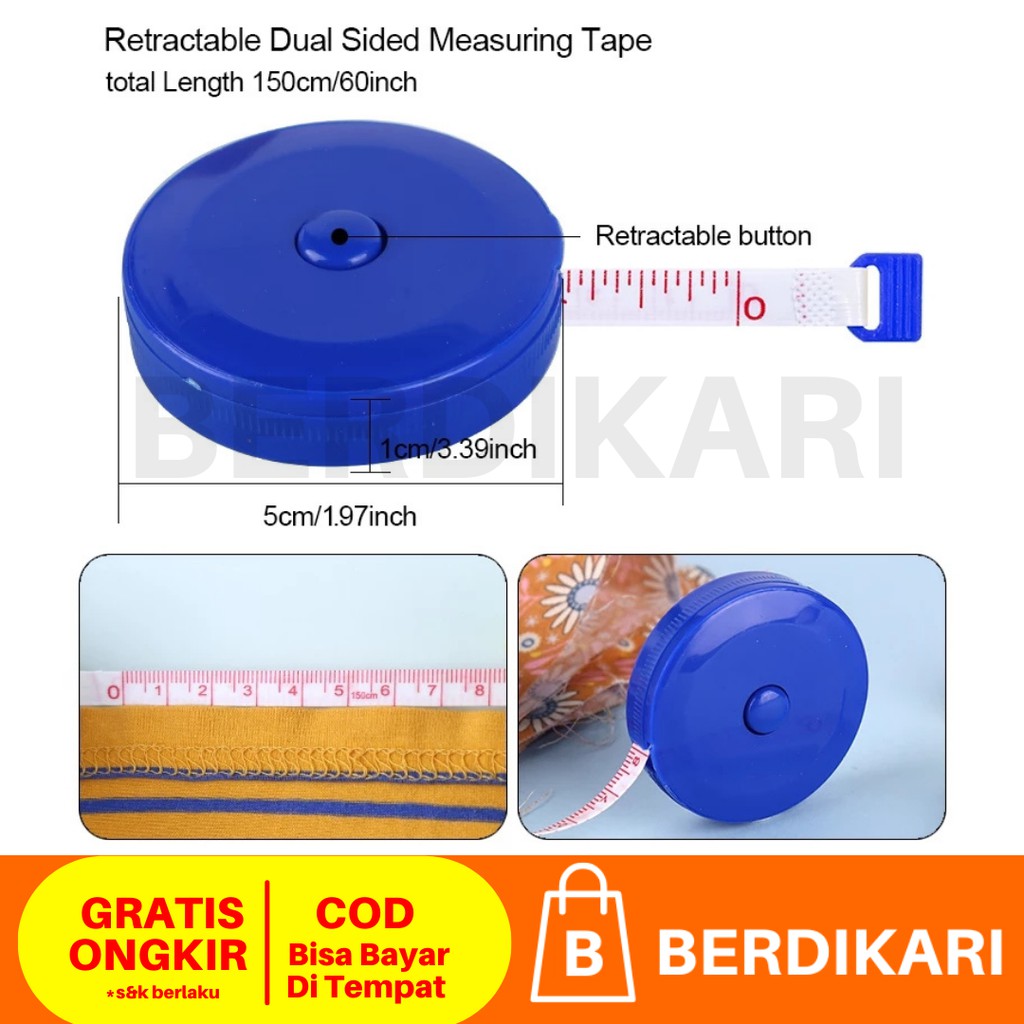 Meteran Baju Roll Mini