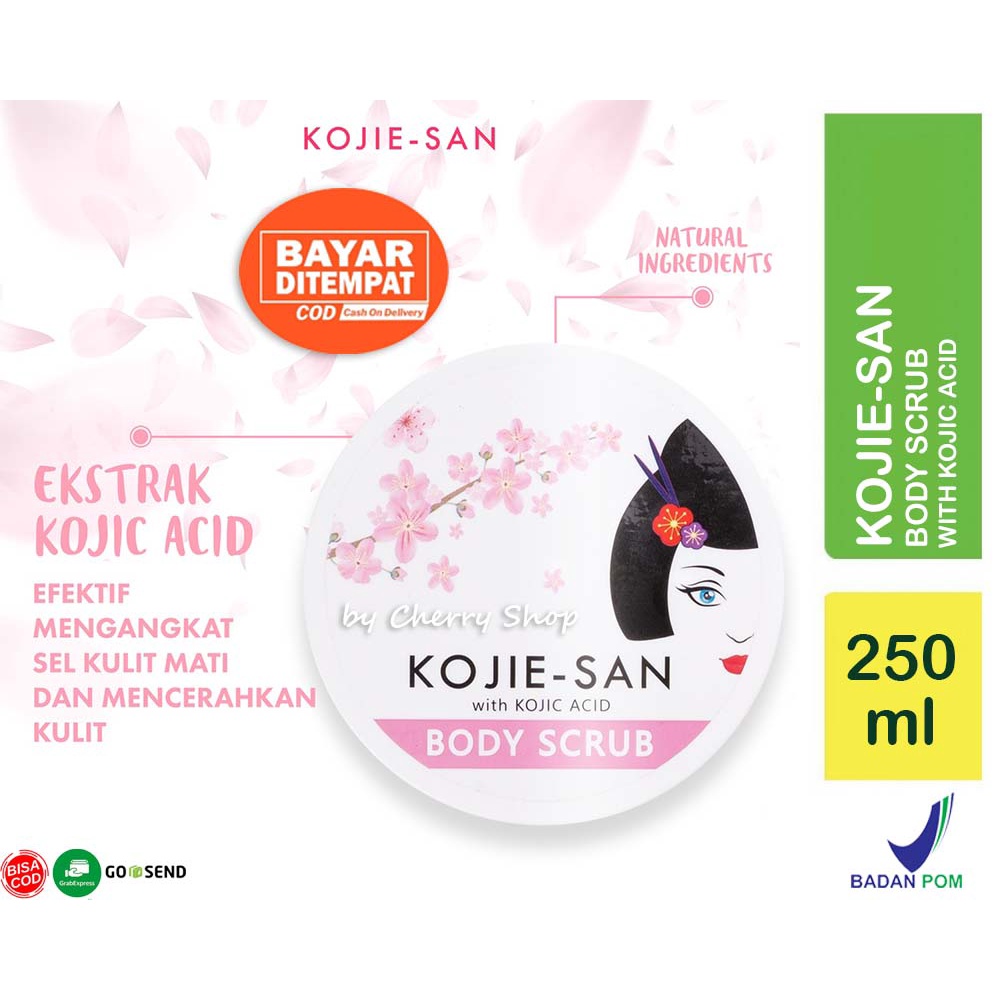 Jual [250GR] [BPOM] KojieSan Body Scrub Kojic 250gr Scrub Body