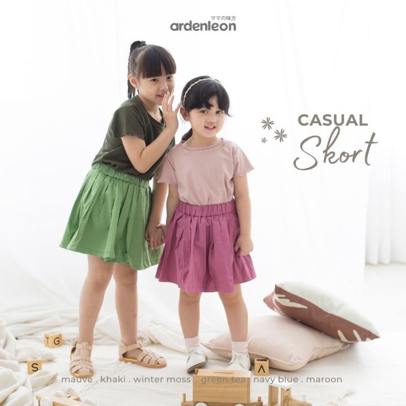 ARDENLEON Girls Casual Skort Rok Anak