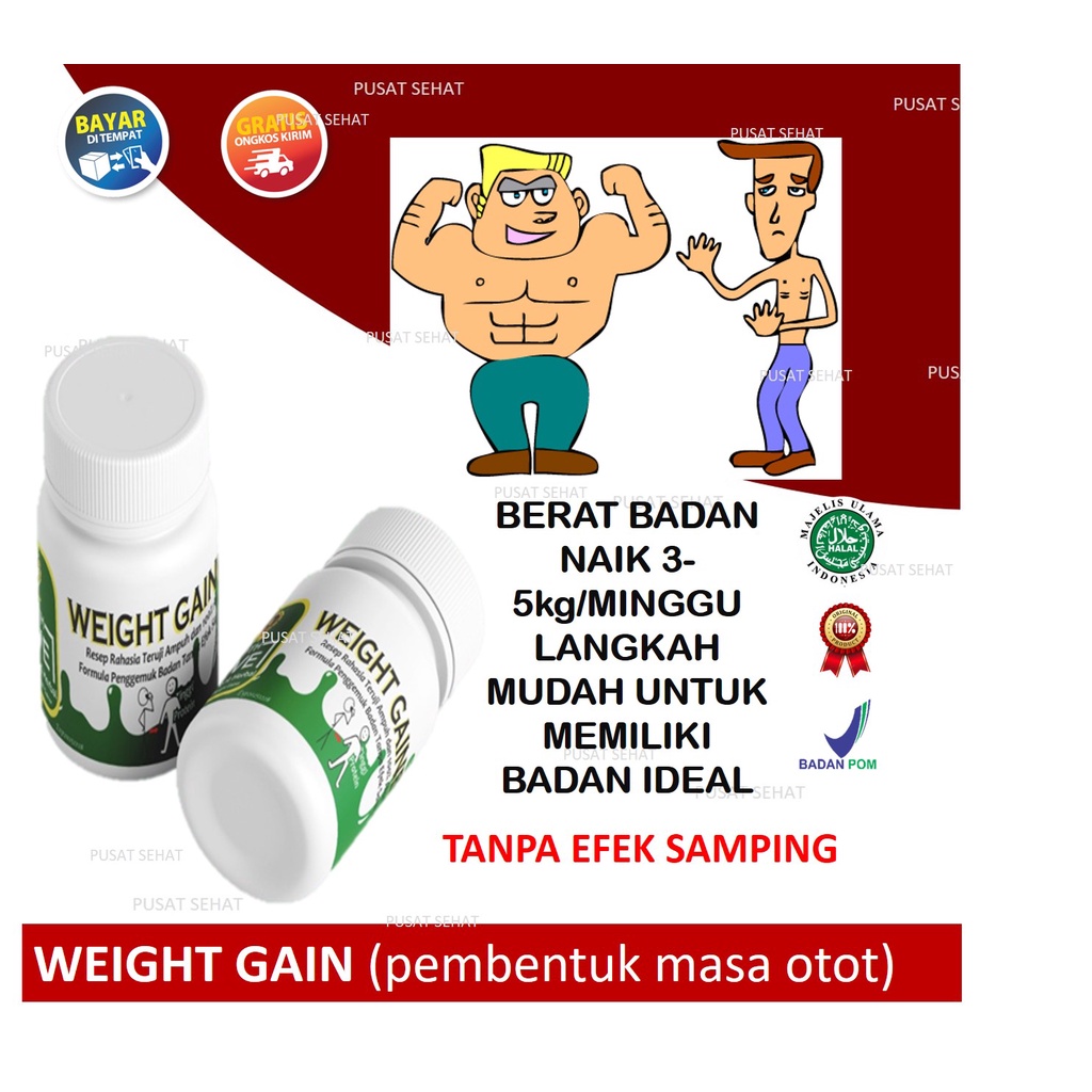 

WEIGHT GAIN (penambah berat badan)/ALAMI/BPOM
