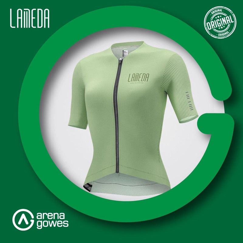 jersey sepeda wanita Pakaian sepeda wanita lameda lengan pendek jersey sepeda wanita amber