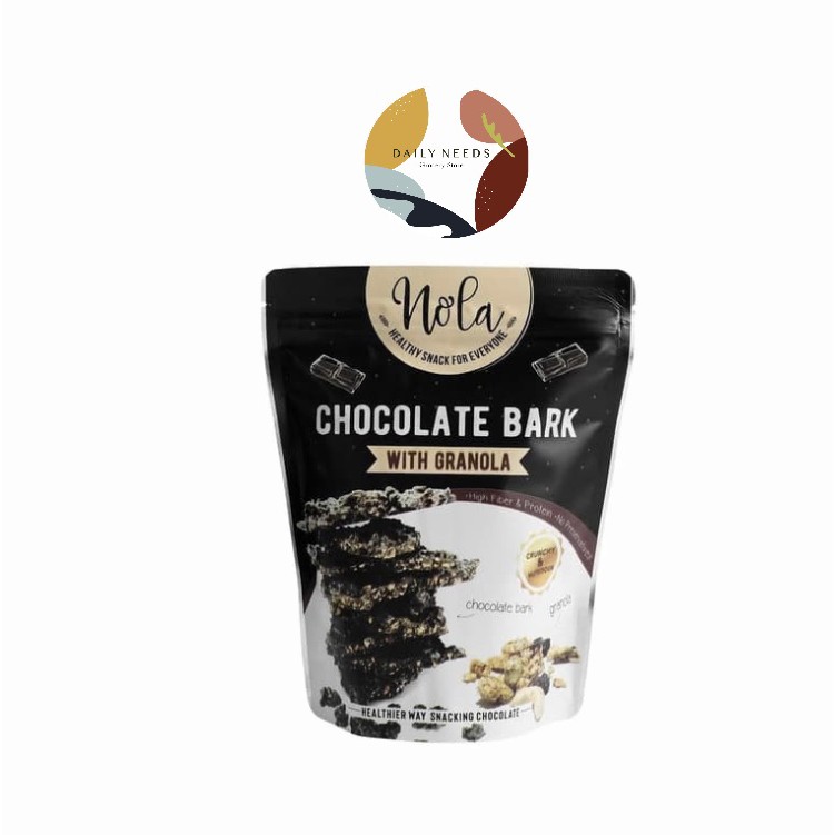 

Nola Granola Chocolate Bark 100 gram Cereal / Sereal