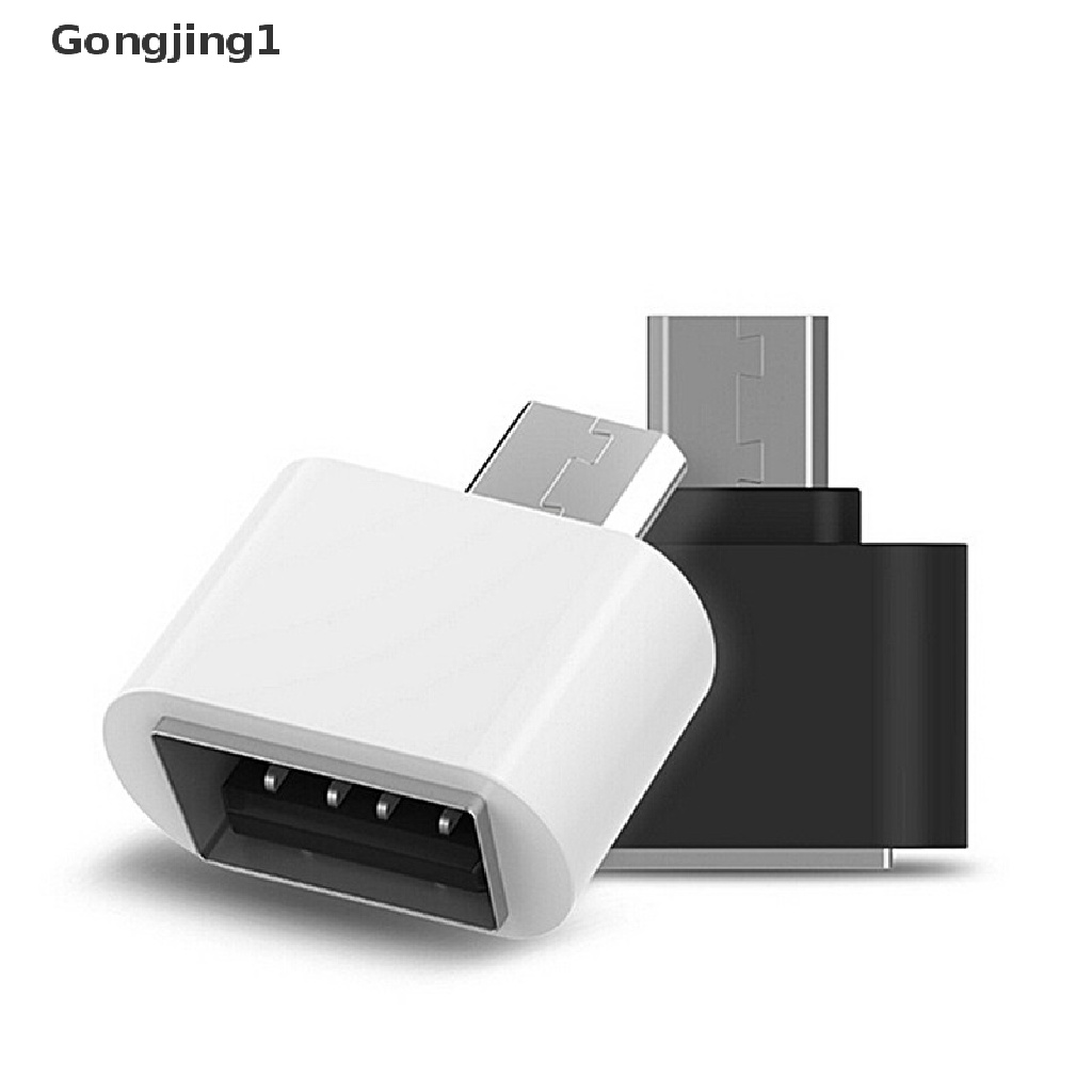 Gongjing1 Kabel Adapter OTG Micro USB Ke USB Untuk Tablet PC Android Samsung Xiaomi HTC SONY LG