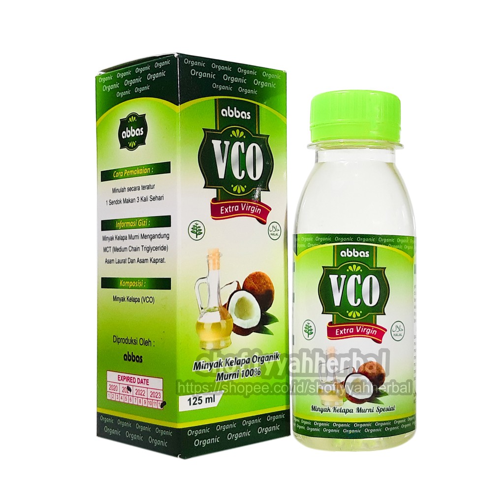 

VCO Minyak Kelapa Asli Murni Virgin Coconut Oil ABBAS - 125ml