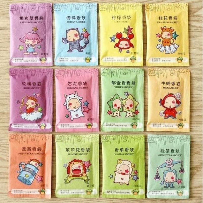 ✨NAGIHI✨ Pengharum Ruangan Sachet Aromaterapi Parfum Ruangan Saset Mini Pewangi Lemari