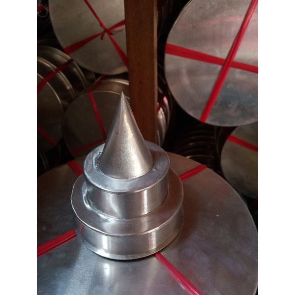 TUMPENG SUSUN CANDI MINI, TUMPENG CANDI SUSUN 10x12 BAHAN ALUMINIUM BARU UNTUK NASI KUNING