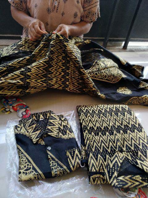 Couple Batik Keluarga || Setelan Couple Batik Ayah Ibu Anak Cewek Cowok || Couple Batik Family Gamis