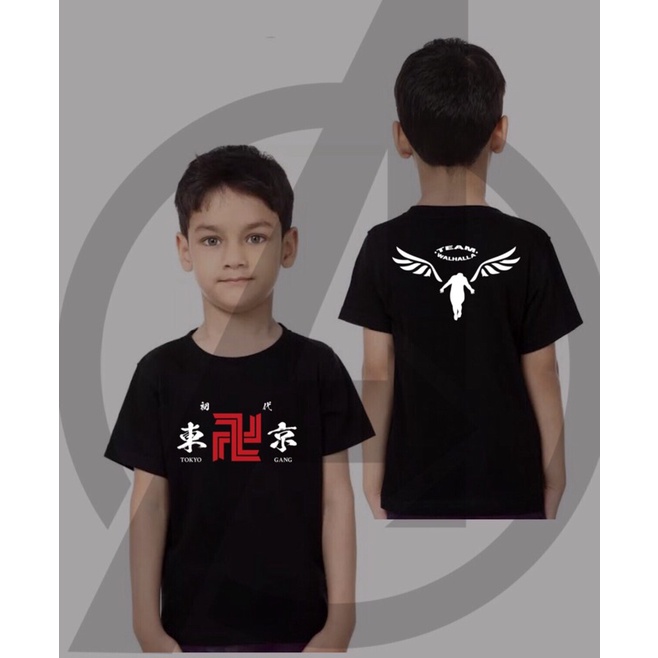 Baju Kaos Tshirt Anak - Tokyo Gank Anime Tokyo Valhalla
