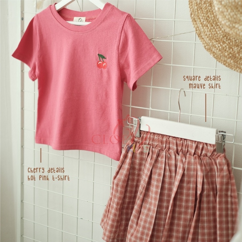CLOEVKIDS - Baju set anak perempuan BERRY SET