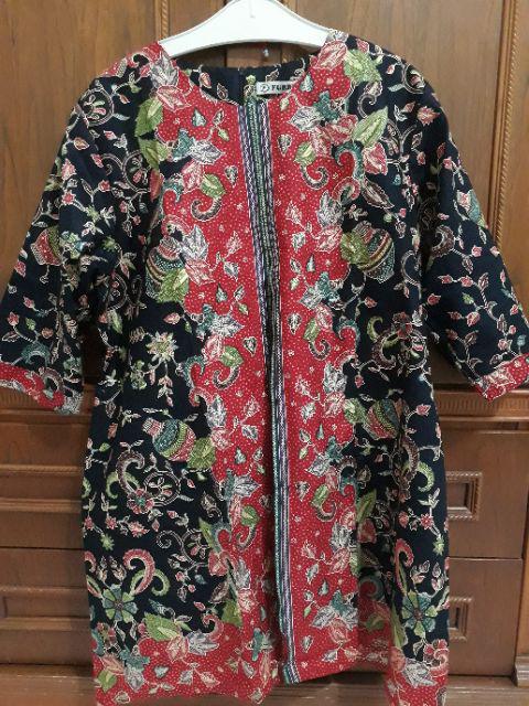 Atasan Batik Wanita Muslim Terbaru - Tunik Batik Furry 39